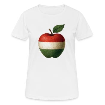 Hongrie - T-shirt respirant Femme - blanc - Devant - AI Model Female 172 dark (172cm)