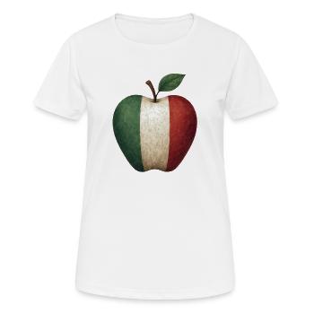 Italy - Women's Breathable T-Shirt - white - Front - AI Model Female 172 dark (172cm)