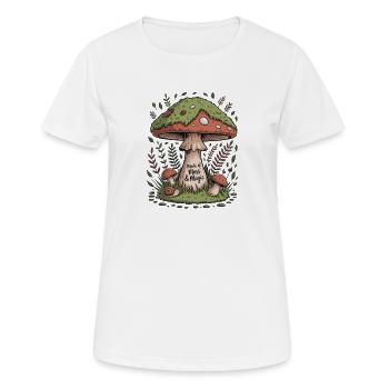 Made Of Moss And Magic Goblincore - Women's Breathable T-Shirt - white - Front - AI Model Female 172 dark (172cm)
