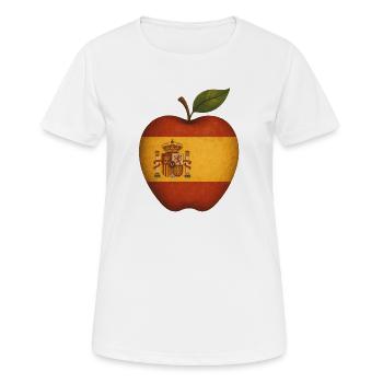 Spanien - Frauen T-Shirt atmungsaktiv - Weiß - Vorne - AI Model Female 172 dark (172cm)