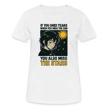 Miss the stars - Women's Breathable T-Shirt - white - Front - AI Model Female 172 dark (172cm)
