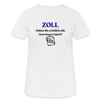 Coutumes - T-shirt respirant Femme - blanc - Devant - AI Model Female 172 dark (172cm)