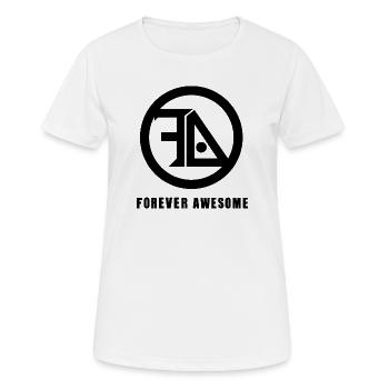 Toujours Terrible Noir - T-shirt respirant Femme - blanc - Devant - AI Model Female 172 dark (172cm)