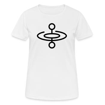 gravity - Women's Breathable T-Shirt - white - Front - AI Model Female 172 dark (172cm)