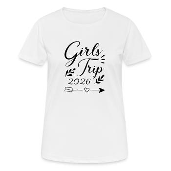 Girl Trip 2026 Gir des filles Strip des filles Strip des filles - T-shirt respirant Femme - blanc - Devant - AI Model Female 172 dark (172cm)