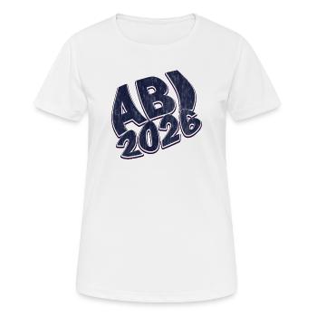 Abitur 2026 - Frauen T-Shirt atmungsaktiv - Weiß - Vorne - AI Model Female 172 dark (172cm)