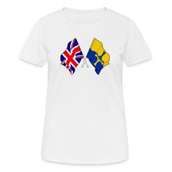 Durham & Great Britain - Women's Breathable T-Shirt - white - Front - AI Model Female 172 dark (172cm)