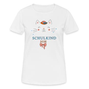 Schoolchild 2026 - Women's Breathable T-Shirt - white - Front - AI Model Female 172 dark (172cm)