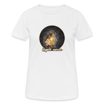 Nature Mushroom - Women's Breathable T-Shirt - white - Front - AI Model Female 172 dark (172cm)