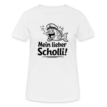 Ma chère Scholli - T-shirt respirant Femme - blanc - Devant - AI Model Female 172 dark (172cm)