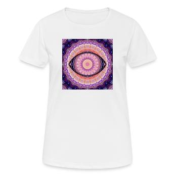 Auge der Wahrheit - Frauen T-Shirt atmungsaktiv - Weiß - Vorne - AI Model Female 172 dark (172cm)