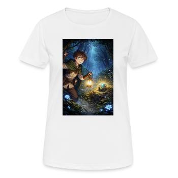 The search for the right path - Women's Breathable T-Shirt - white - Front - AI Model Female 172 dark (172cm)