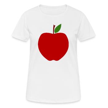 Pomme - T-shirt respirant Femme - blanc - Devant - AI Model Female 172 dark (172cm)