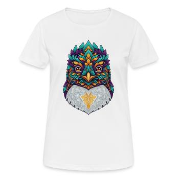 Karneval Pinguin Kostüm Fasching Fantasie Verkleid - Frauen T-Shirt atmungsaktiv - Weiß - Vorne - AI Model Female 172 dark (172cm)