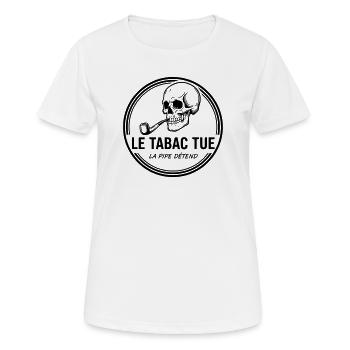 Skull and crossbones - Women's Breathable T-Shirt - white - Front - AI Model Female 172 dark (172cm)