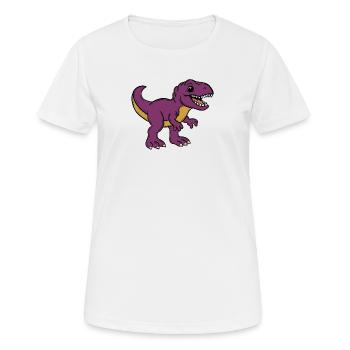 Dino - Women's Breathable T-Shirt - white - Front - AI Model Female 172 dark (172cm)