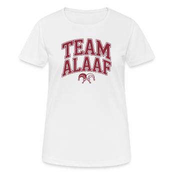 Équipe Alaaf - Carnaval de Cologne - T-shirt respirant Femme - blanc - Devant - AI Model Female 172 dark (172cm)
