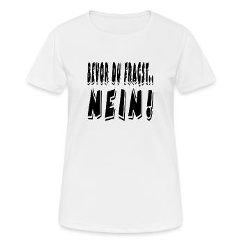 Non - T-shirt respirant Femme - blanc - Devant - AI Model Female 172 dark (172cm)
