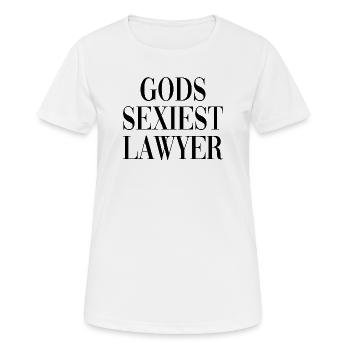 Avocat Juriste Drôle de remarque - T-shirt respirant Femme - blanc - Devant - AI Model Female 172 dark (172cm)