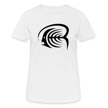 Poisson-grenouille - T-shirt respirant Femme - blanc - Devant - AI Model Female 172 dark (172cm)