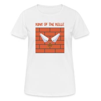 Maurer: König der Kelle - Frauen T-Shirt atmungsaktiv - Weiß - Vorne - AI Model Female 172 dark (172cm)