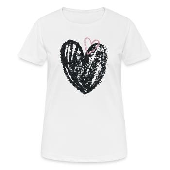 Dual Core - Women's Breathable T-Shirt - white - Front - AI Model Female 172 dark (172cm)