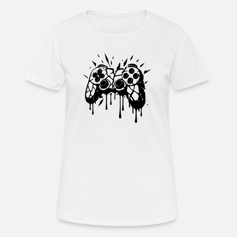 Broken controller - Women's Breathable T-Shirt - white