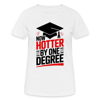 Bachelor Master Doktortitel - Frauen T-Shirt atmungsaktiv - Weiß - Vorne - AI Model Female 172 dark (172cm)