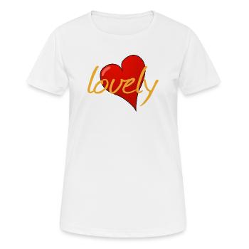 Charmant - T-shirt respirant Femme - blanc - Devant - AI Model Female 172 dark (172cm)