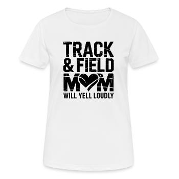 Leichtathletik Sprüche Leichtathletik Geschenk - Frauen T-Shirt atmungsaktiv - Weiß - Vorne - AI Model Female 172 dark (172cm)