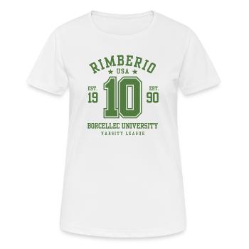 Uni Varsity 10 Logo Style - Women's Breathable T-Shirt - white - Front - AI Model Female 172 dark (172cm)