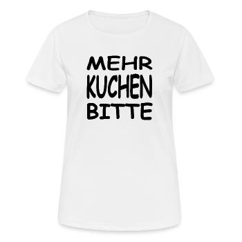 Gâteau - T-shirt respirant Femme - blanc - Devant - AI Model Female 172 dark (172cm)