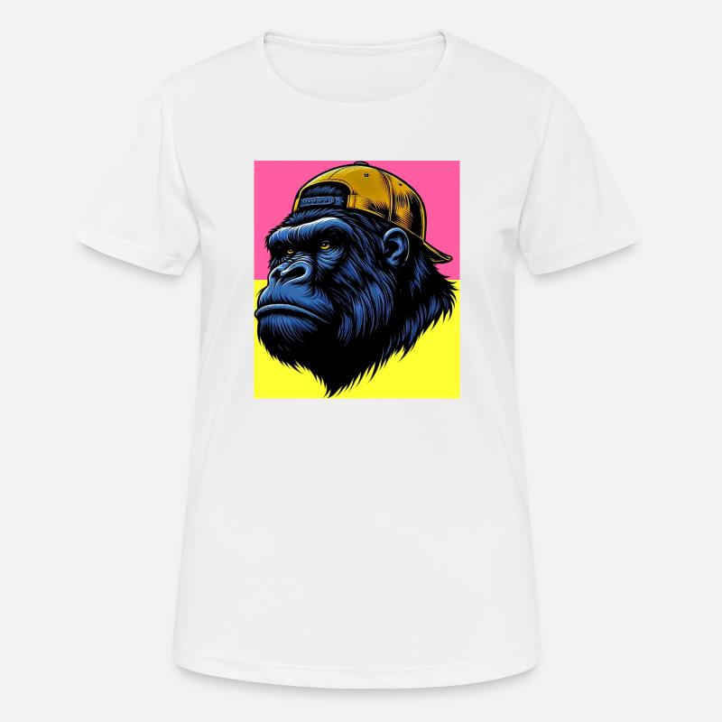 gorilla - Women's Breathable T-Shirt - white