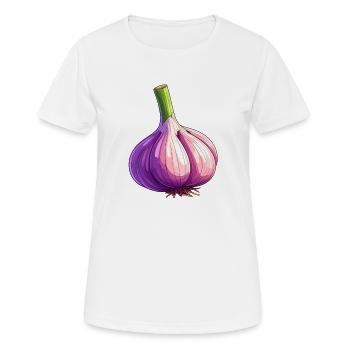 Ail - T-shirt respirant Femme - blanc - Devant - AI Model Female 172 dark (172cm)