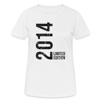 Décoration du 12e anniversaire 2014 12e anniversaire - T-shirt respirant Femme - blanc - Devant - AI Model Female 172 dark (172cm)