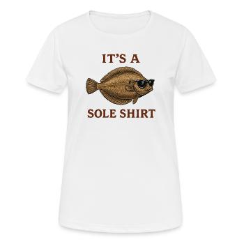 It's a Sole Shirt - Women's Breathable T-Shirt - white - Front - AI Model Female 172 dark (172cm)
