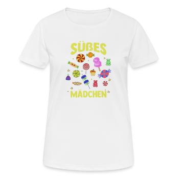 Sweets Sweet Tooth Cute Girl - Women's Breathable T-Shirt - white - Front - AI Model Female 172 dark (172cm)