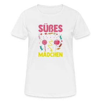Sweets Sweet Tooth Cute Girl - Women's Breathable T-Shirt - white - Front - AI Model Female 172 dark (172cm)