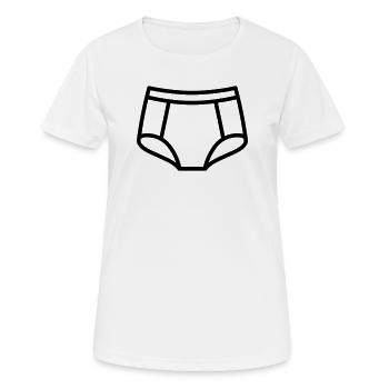 Boxer shorts - Women's Breathable T-Shirt - white - Front - AI Model Female 172 dark (172cm)