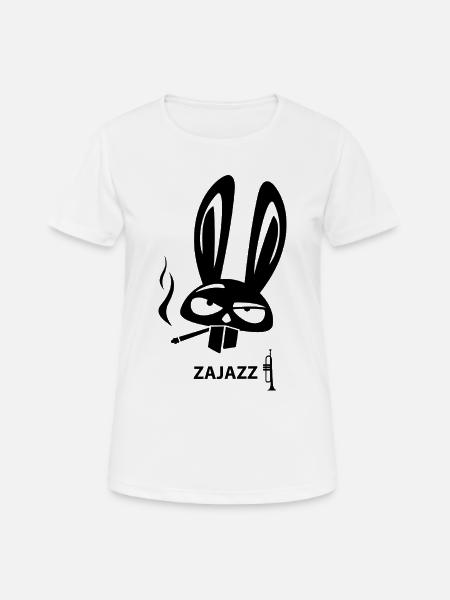 ZAJAZZ - Women's Breathable T-Shirt - white