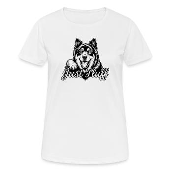 Eurasier | Fluffy - Women's Breathable T-Shirt - white - Front - AI Model Female 172 dark (172cm)