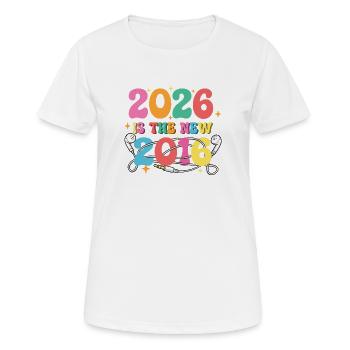 2026 New 2016 Nostalgia Y2K Vibes - Women's Breathable T-Shirt - white - Front - AI Model Female 172 dark (172cm)