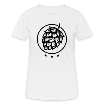 Hops Barley - Women's Breathable T-Shirt - white - Front - AI Model Female 172 dark (172cm)