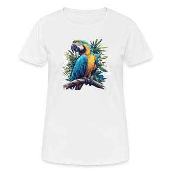 Aras Ara - Frauen T-Shirt atmungsaktiv - Weiß - Vorne - AI Model Female 172 dark (172cm)