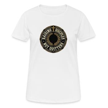 Trained In The Word Tested By Toddlers Christliche - Frauen T-Shirt atmungsaktiv - Weiß - Vorne - AI Model Female 172 dark (172cm)