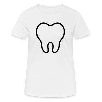 Dent - T-shirt respirant Femme - blanc - Devant - AI Model Female 172 dark (172cm)
