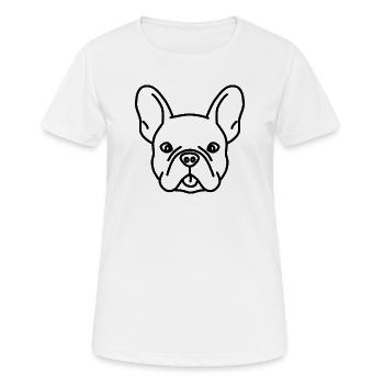 Head Bulldog - Women's Breathable T-Shirt - white - Front - AI Model Female 172 dark (172cm)