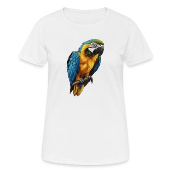 Aras Ara - Frauen T-Shirt atmungsaktiv - Weiß - Vorne - AI Model Female 172 dark (172cm)
