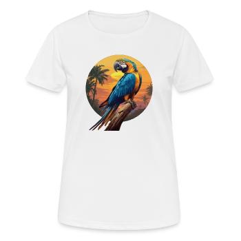 Aras Ara - Frauen T-Shirt atmungsaktiv - Weiß - Vorne - AI Model Female 172 dark (172cm)