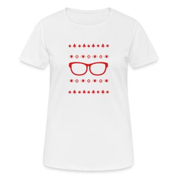 Optik Optiker Augenarzt - Frauen T-Shirt atmungsaktiv - Weiß - Vorne - AI Model Female 172 dark (172cm)
